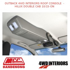 OUTBACK 4WD INTERIORS ROOF CONSOLE  - HILUX DOUBLE CAB 10/15-ON